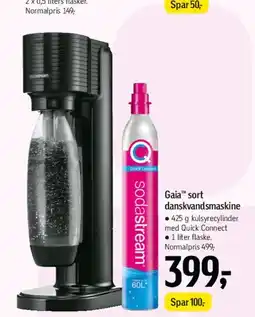 Føtex Gaia sort danskvandsmaskine tilbud