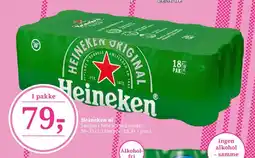 Dagli'Brugsen Heineken øl (18-pak) tilbud