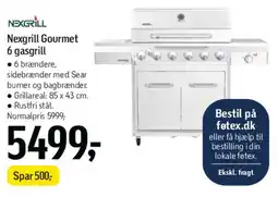 Føtex Nexgrill Gourmet 6 gasgrill tilbud