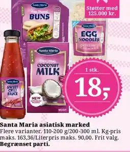 Dagli'Brugsen Santa Maria asiatisk marked tilbud