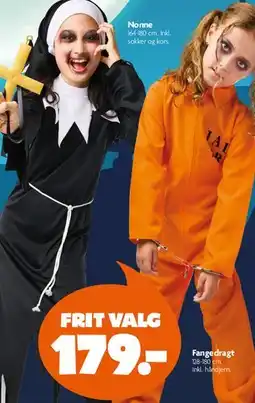 Fætter BR Nonne eller Fangedragt tilbud