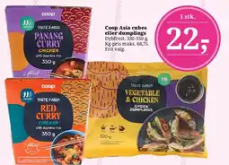 Dagli'Brugsen Coop Asia cubes eller dumplings tilbud
