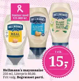 Dagli'Brugsen Hellmann's mayonnaise tilbud