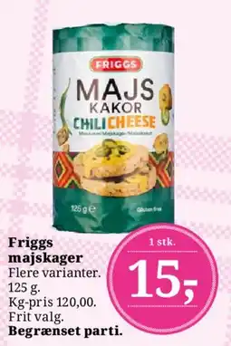 Dagli'Brugsen Friggs majskager tilbud