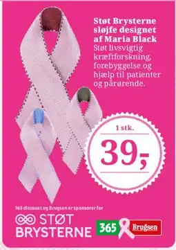Dagli'Brugsen Støt Brysterne sløjfe (designet af Maria Black) tilbud