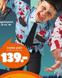 Fætter BR Zombie politi tilbud