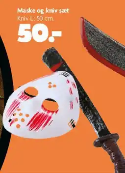 Fætter BR Maske og kniv sæt tilbud