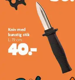 Fætter BR Kniv med kunstig stik tilbud