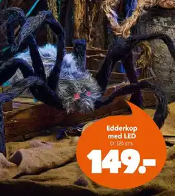Fætter BR Edderkop med LED tilbud