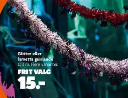 Fætter BR Glitter eller lametta guirlande tilbud