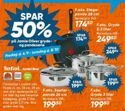 Bilka Jamie Oliver gryde- & pandeserie tilbud