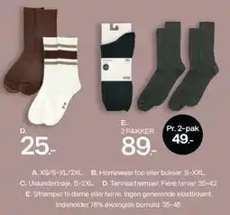 Bilka Strømper / sokker - assorteret tilbud
