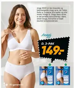 Bilka sloggi BASIC - D. 3-PAK tilbud