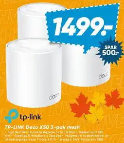 Bilka TP-LINK Deco X50 3-pack mesh tilbud
