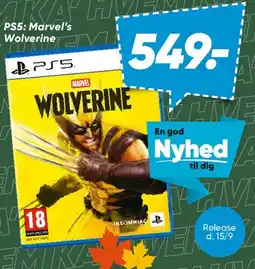 Bilka PS5: Marvel's Wolverine (PS5 spil) tilbud