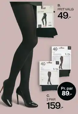 Bilka Strømpebukser - sort tilbud