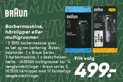 Bilka Braun barbermaskine/hårklipper tilbud