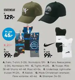 Bilka Statewear kasket tilbud