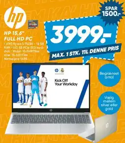 Bilka HP 15,6 Full HD PC tilbud