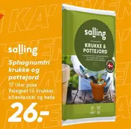 Bilka Salling Krukke & Pottejord tilbud