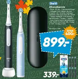 Bilka Oral-B eltandbørste med rejseetui tilbud