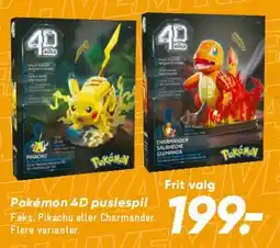 Bilka Pokémon 4D puslespil tilbud