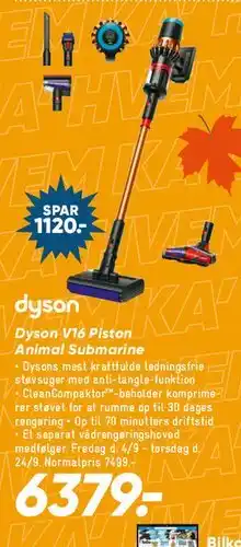 Bilka Dyson støvsuger (stav) tilbud
