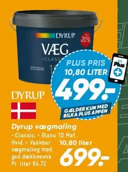 Bilka Dyrup vægmaling (Classic) tilbud