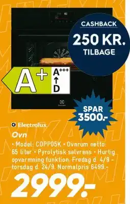 Bilka Electrolux ovn tilbud