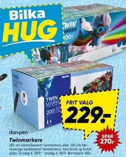 Bilka Twinmarkers tilbud