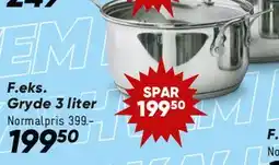 Bilka Gryde 3 liter tilbud