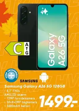 Bilka Samsung Galaxy A26 5G 128GB tilbud