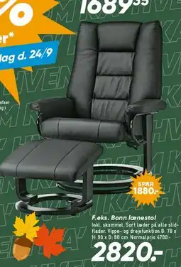 Bilka Bonn lænestol tilbud