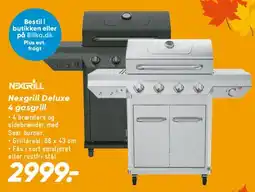 Bilka Nexgrill Deluxe 4 gasgrill tilbud