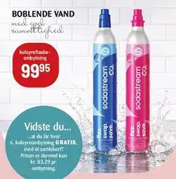 Kop & Kande SodaStream CO2 kulsyreflaske (ombytning) tilbud