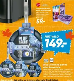 Bilka Blue Diamond pande / sæt (annonceret område) tilbud