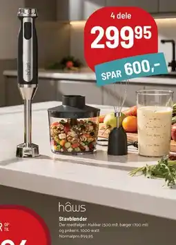 Kop & Kande hâws Stavblender (4 dele) tilbud