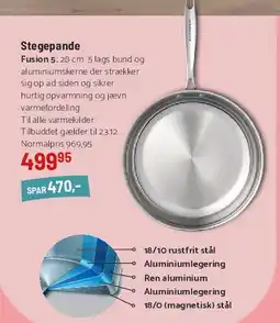 Kop & Kande Scanpan Stegepande (Fusion) tilbud