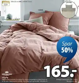JYSK SANNE sengesæt tilbud