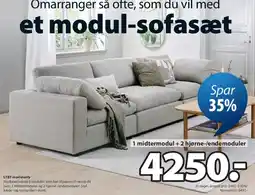 JYSK LYBY modulsofa tilbud