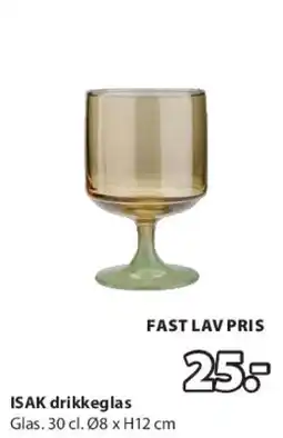 JYSK ISAK drikkeglas tilbud