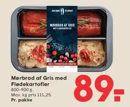 SPAR Mørbrad af Gris med Flødekartofler tilbud