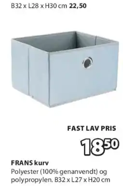 JYSK FRANS kurv tilbud