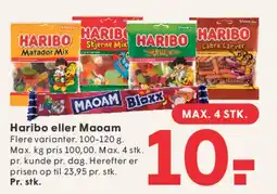 SPAR Haribo eller Maoam tilbud