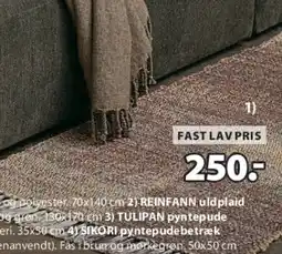 JYSK ENGSYRE tæppe tilbud