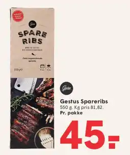 SPAR Gestus Spareribs tilbud