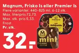 SPAR Magnum, Frisko Is eller Premier Is tilbud