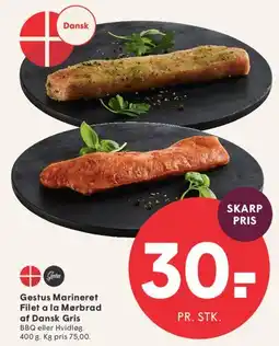 SPAR Gestus Marineret Filet a la Mørbrad af Dansk Gris tilbud