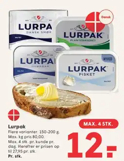 SPAR Lurpak tilbud