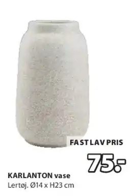 JYSK KARLANTON vase tilbud